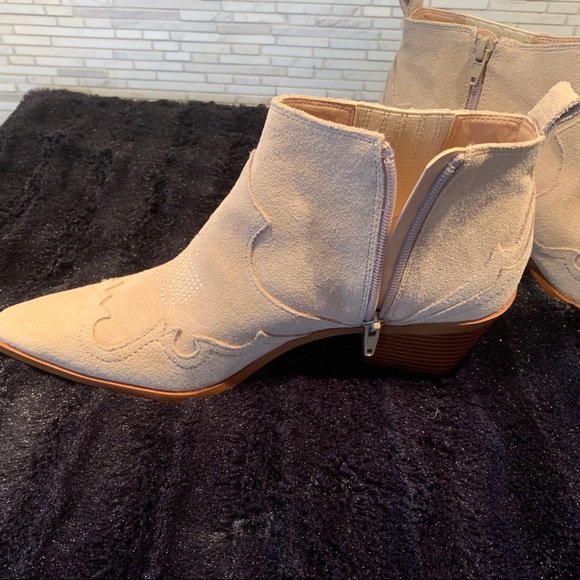 Zara suede cowboy booties - Picture 4 of 4